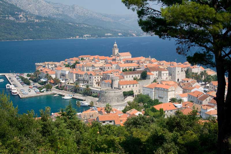 città portuale storica di Korcula